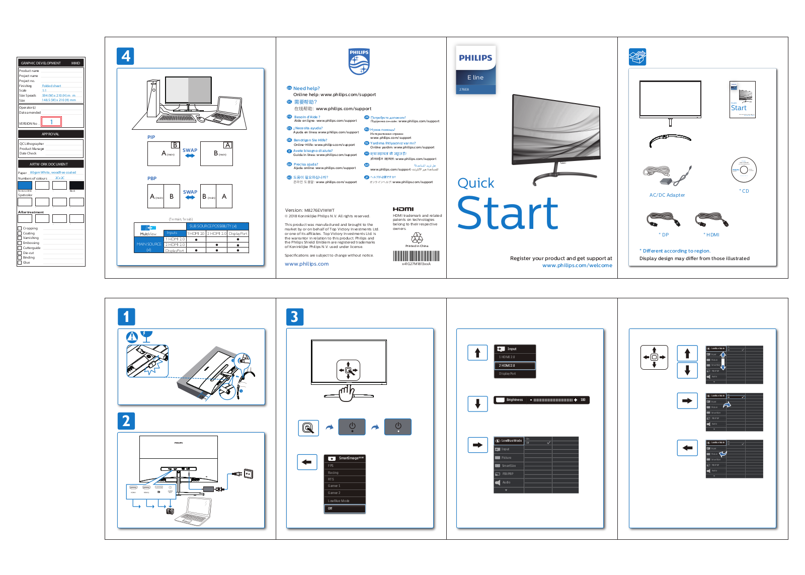 Philips 276E8VJSB User Manual