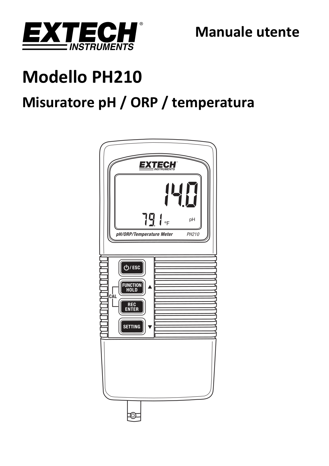 Extech PH210 User Manual