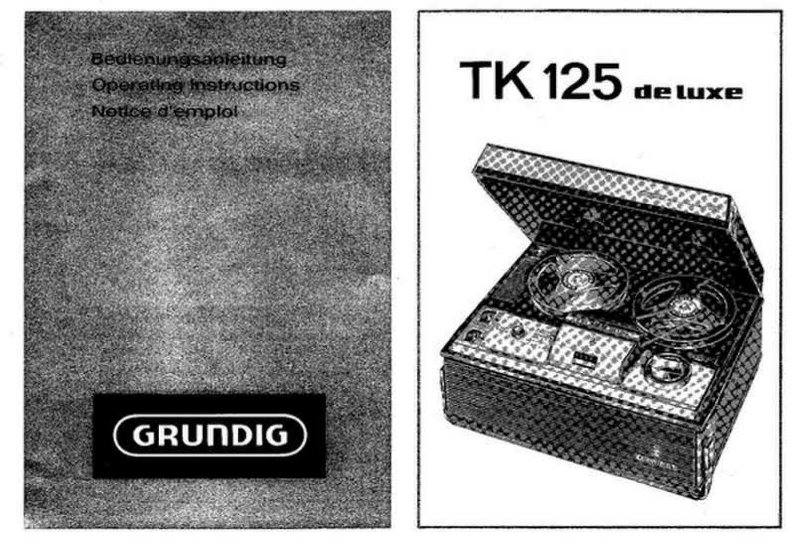 Grundig TK-125 Owners Manual