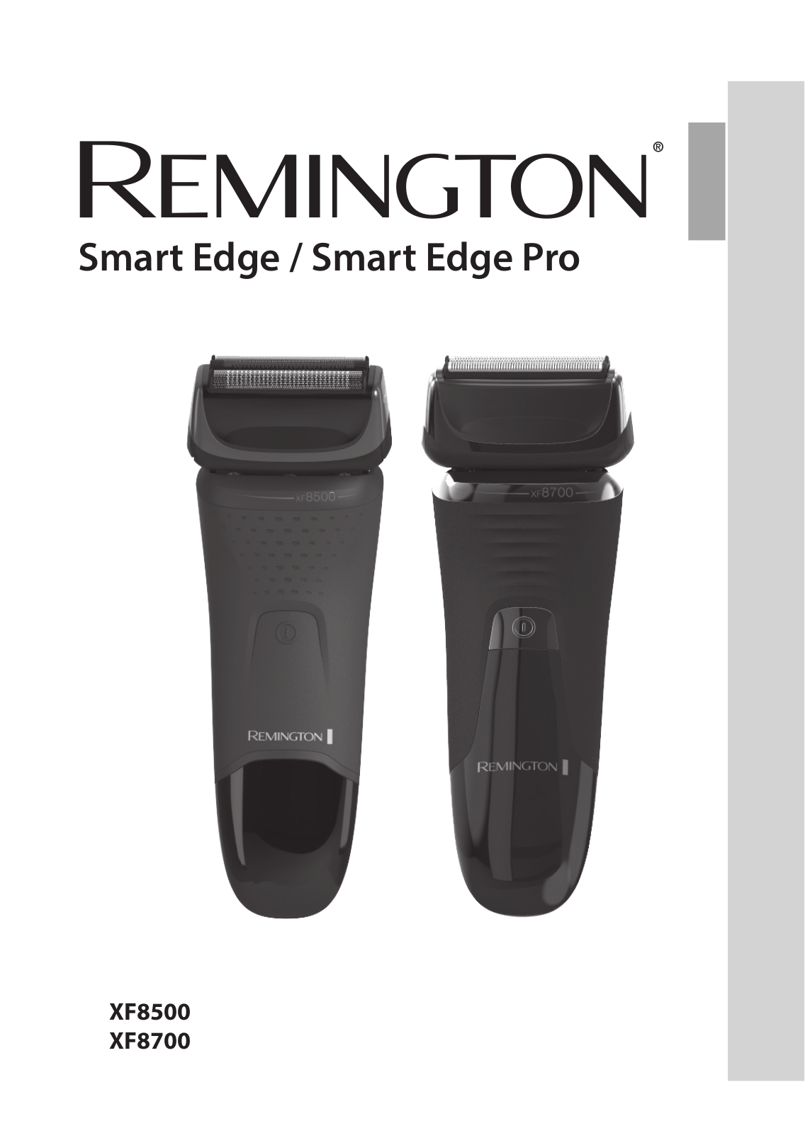 Remington XF8700, XF8500 User Manual