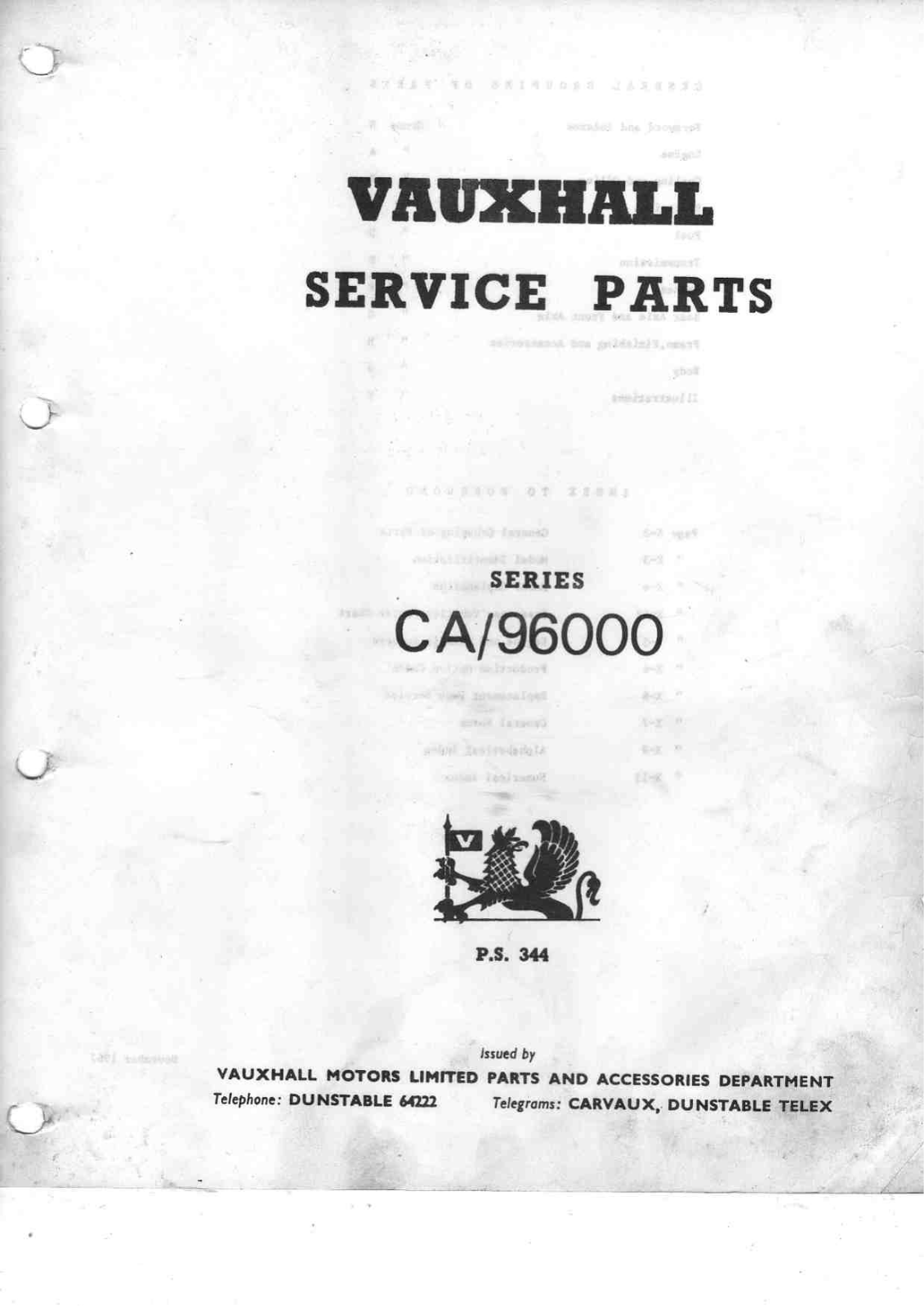 Ford CA1967 Parts Catalog