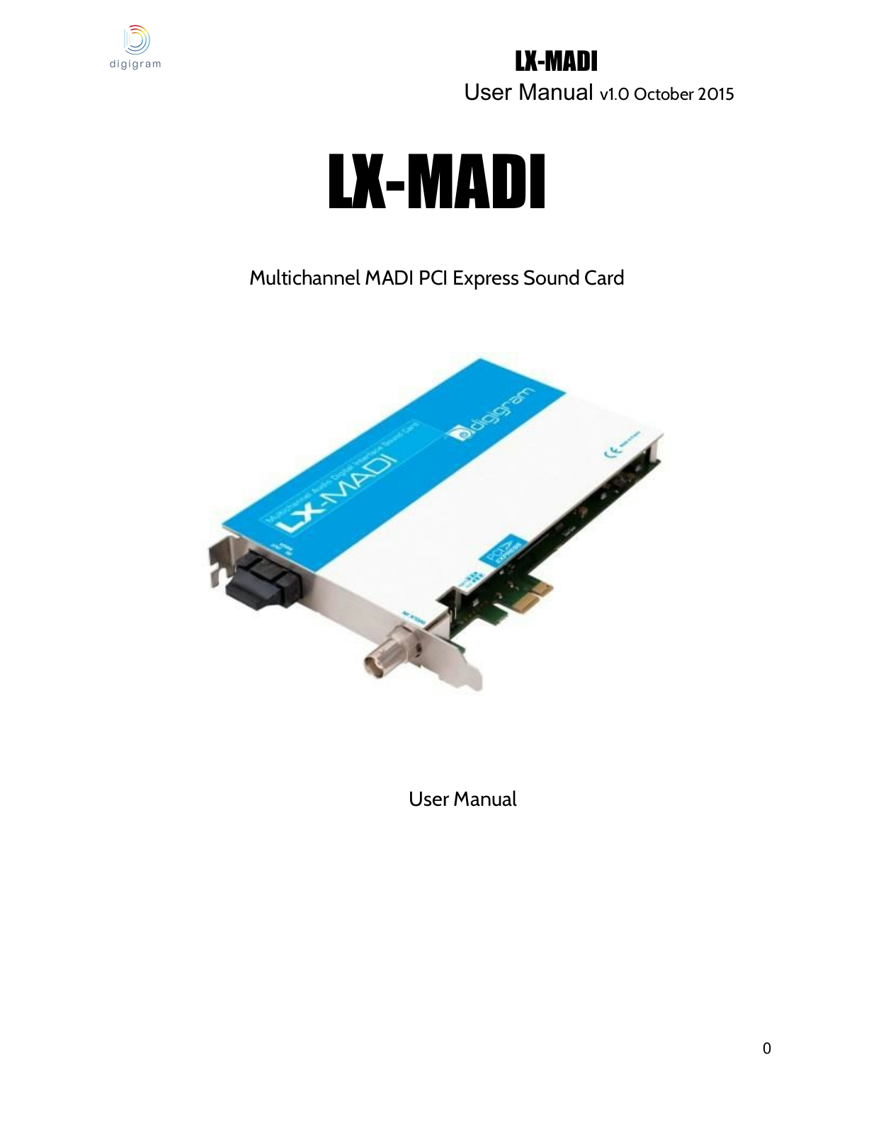 Digigram LX-MADI User Manual