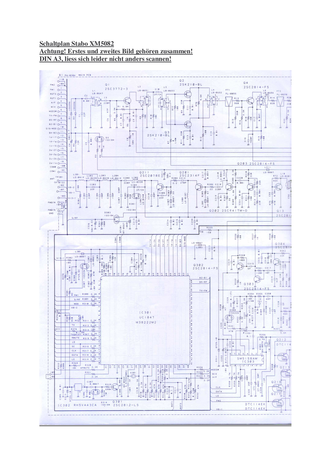 stabo xm 5082 Schematic