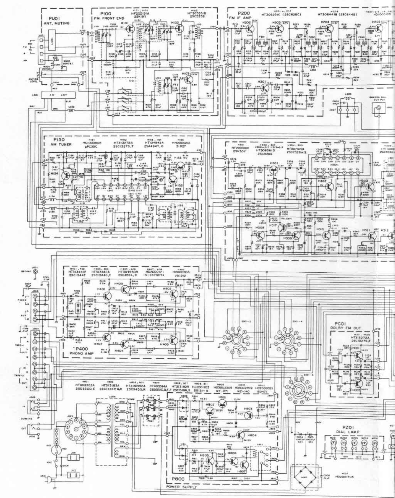 Onkyo 2250-B Schematic