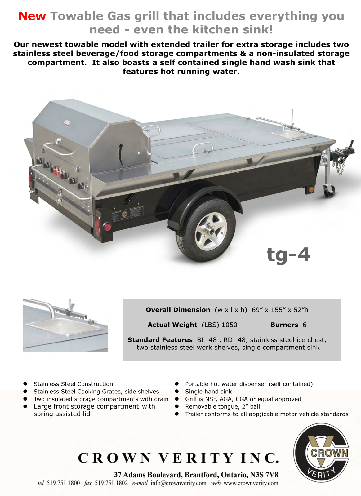 Crown Verity tg-4 User Manual