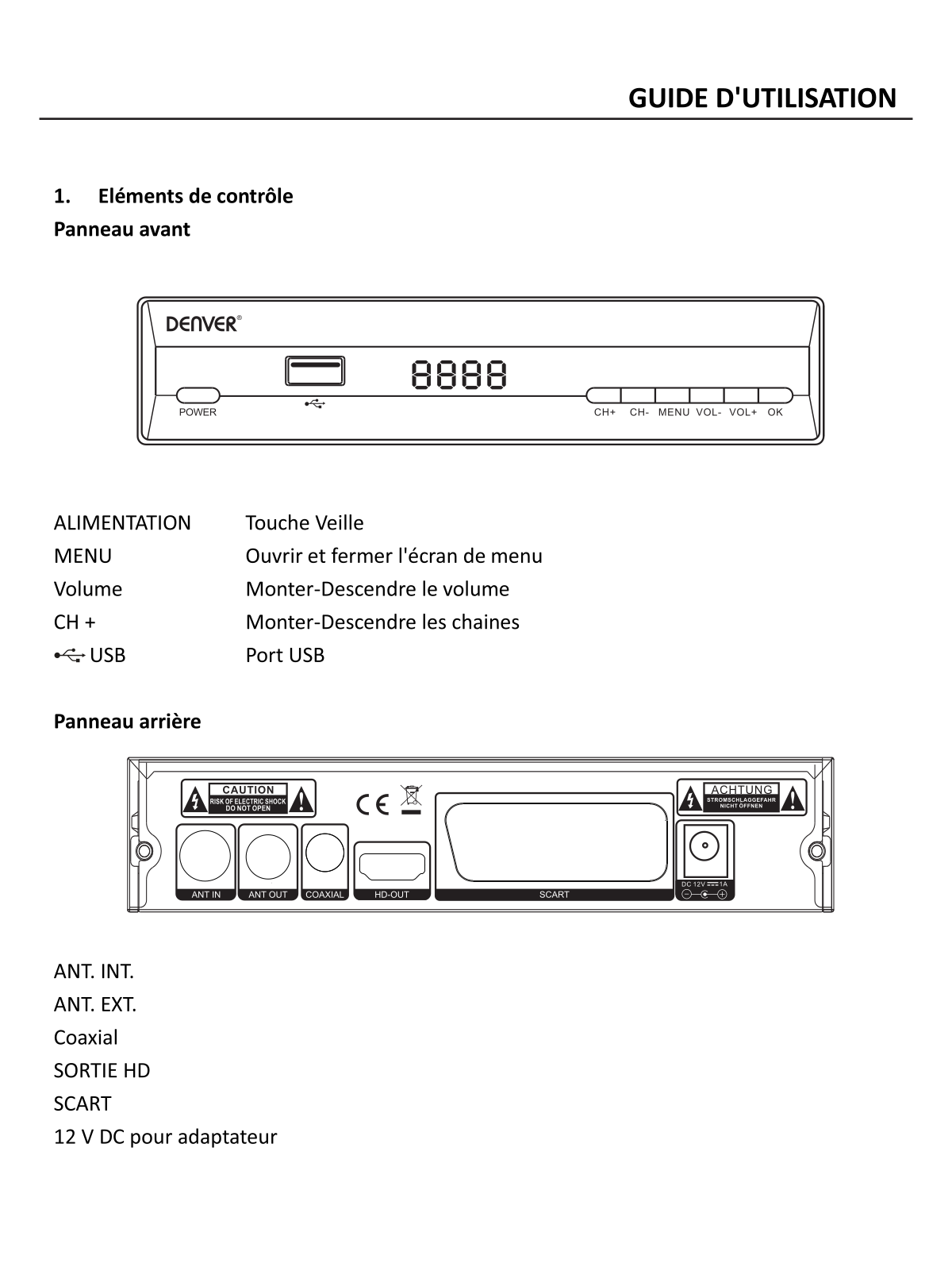 DENVER DTB-134 User guide - ManualMachine.com