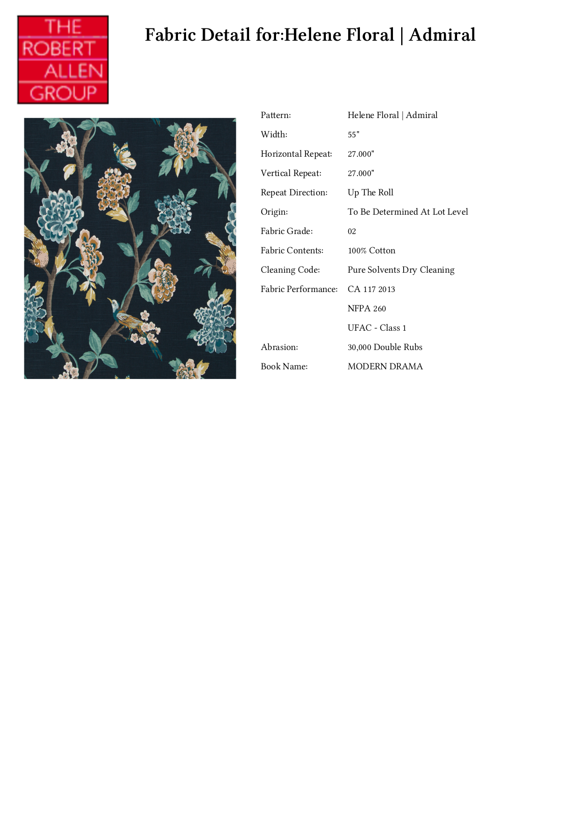 Robert Allen RALF1600 Specifications - ManualMachine.com