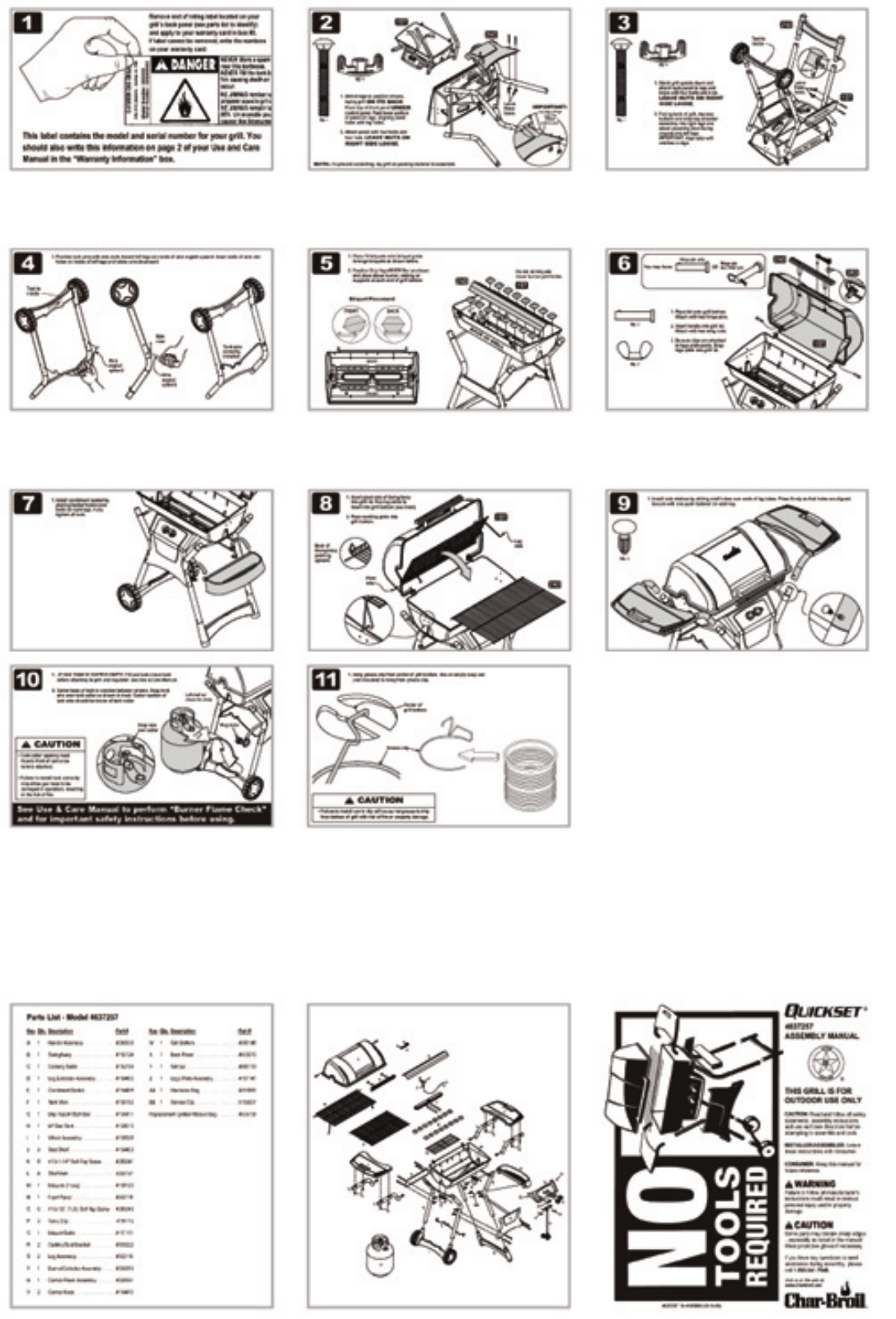 Charbroil 4637257 Owner's Manual