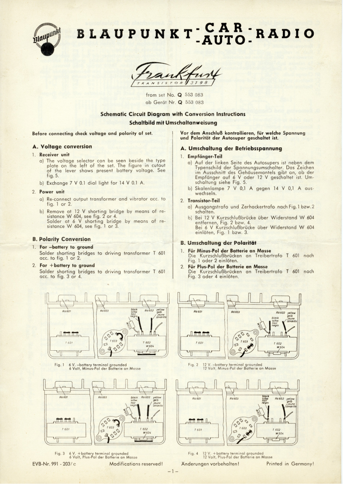 Blaupunkt frankfurt schematic