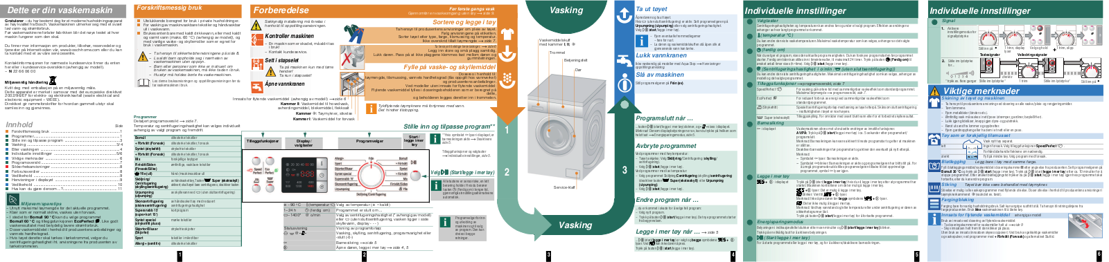 BOSCH WTW84170FF User Manual