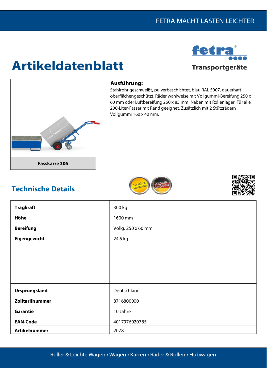 fetra 306 User Manual - ManualMachine.com