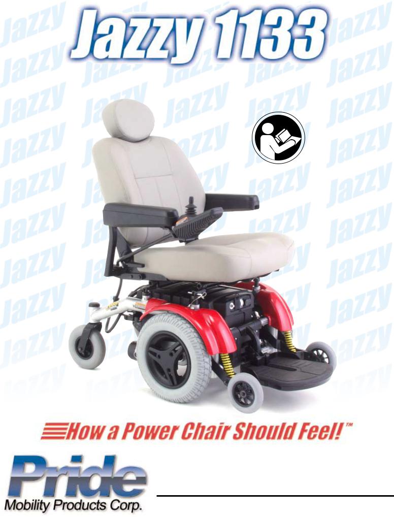 Pride Mobility Jazzy1133 User Manual