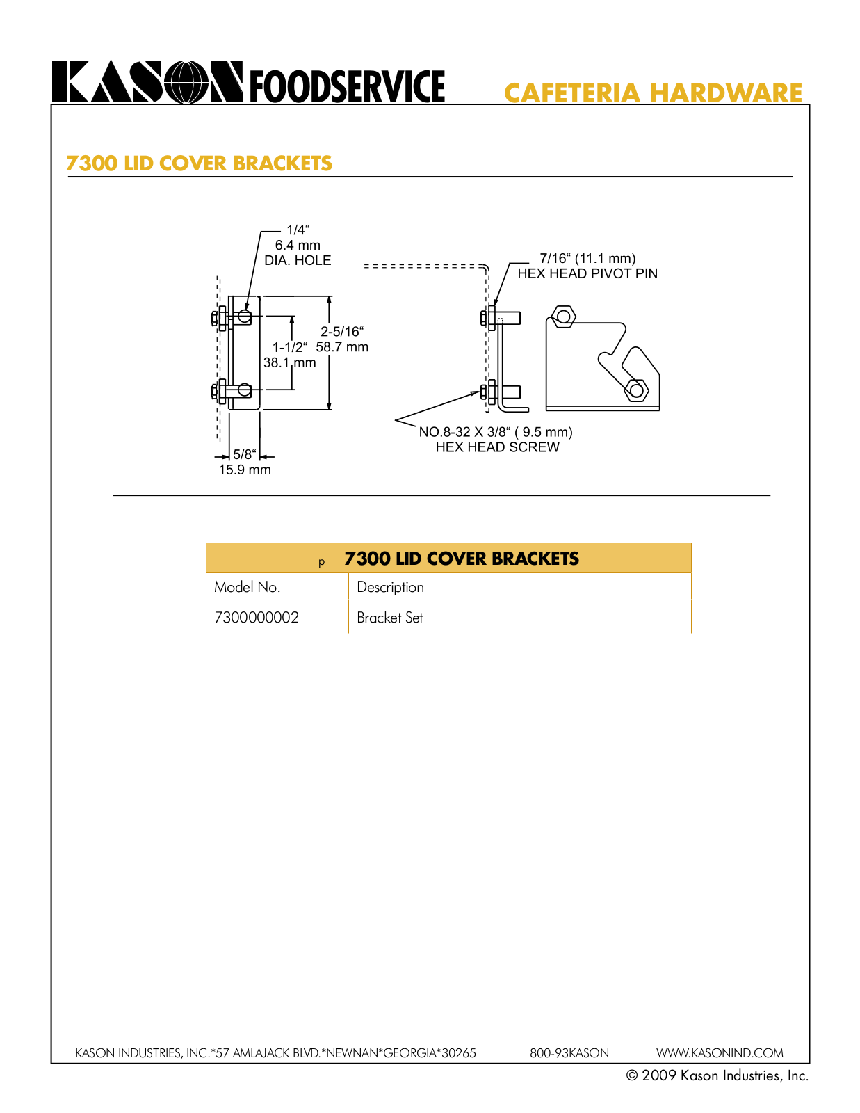 Kason 7300000002 User Manual - ManualMachine.com