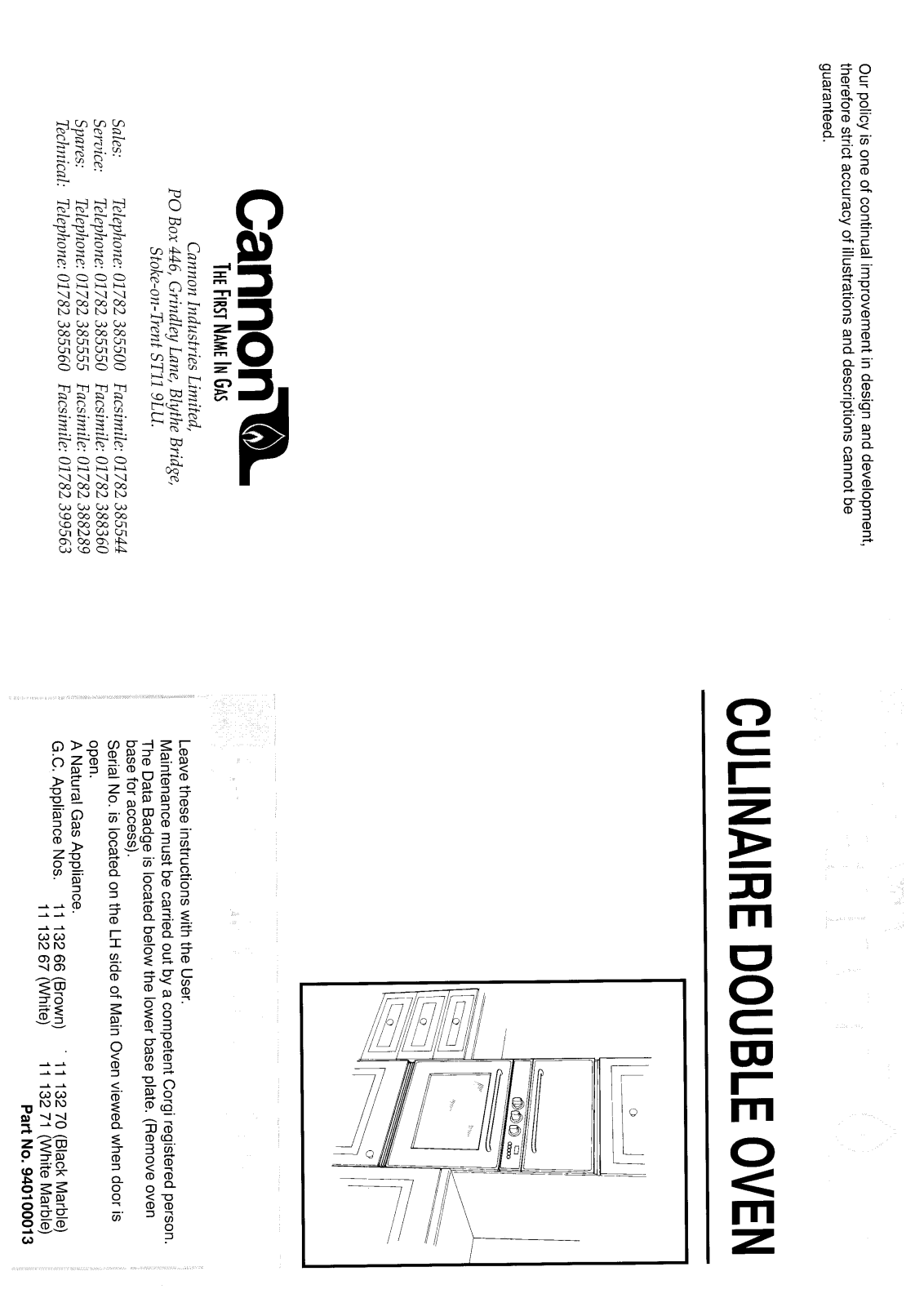 Cannon HB1113271 User Manual