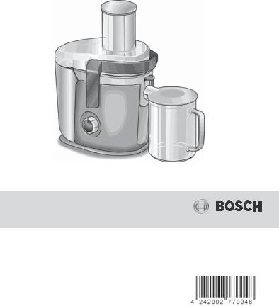 Bosch MES4000 User Manual