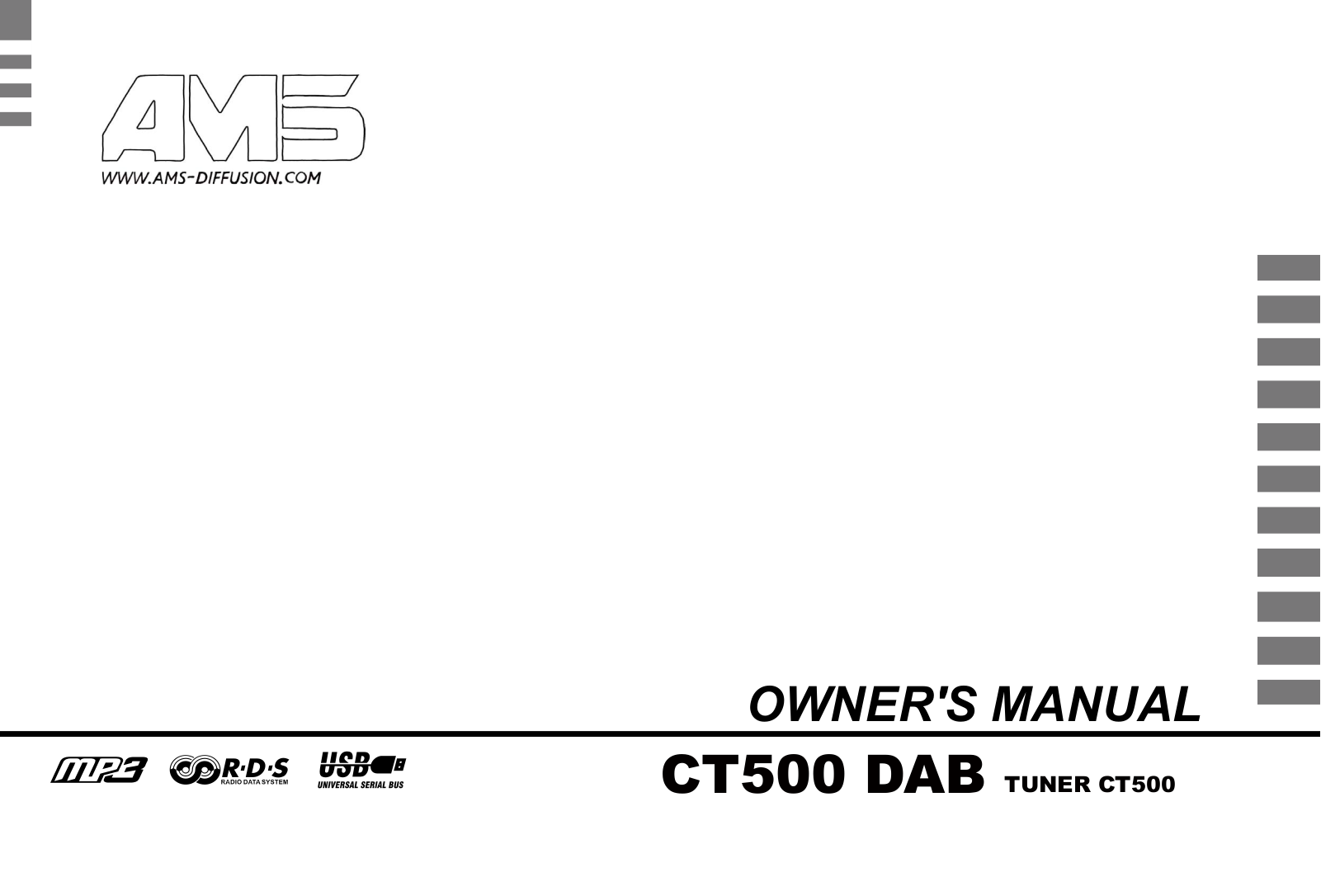AMS DIFFUSION CT500DAB user manual - ManualMachine.com