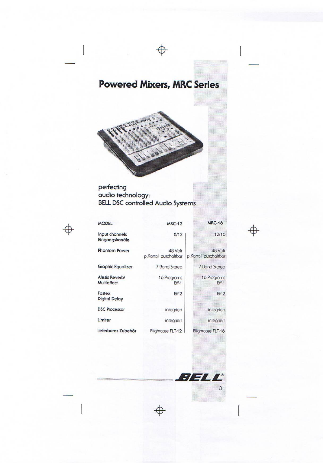 Bell MRC-12, MRC-16 User Manual