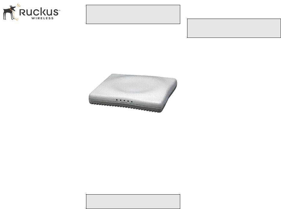 Ruckus Wireless ZF7363 User Manual