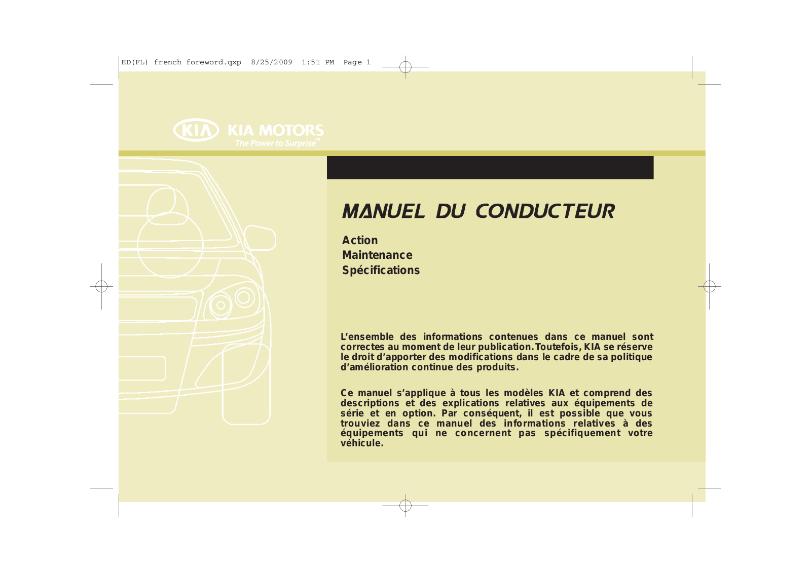 KIA Pro Cee'd, Cee'd User Manual