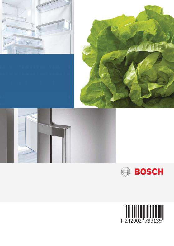 Bosch KGE49AL41 Manual