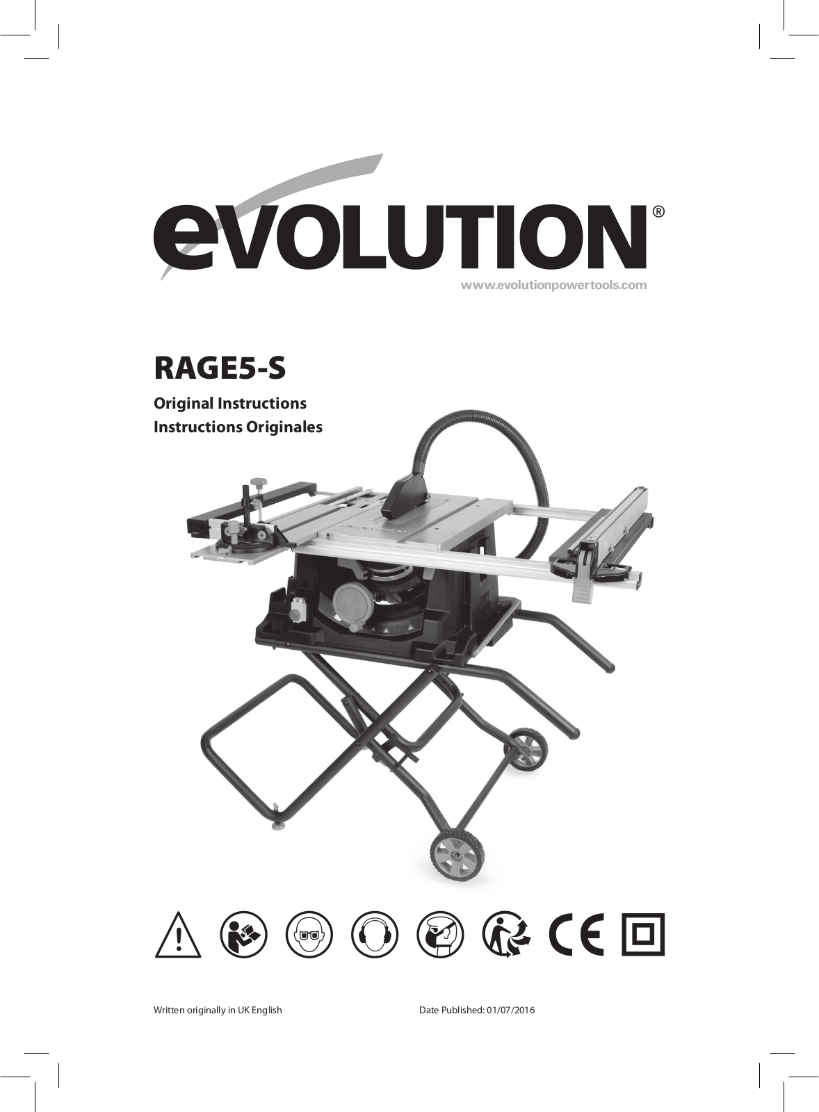 Evolution RAGE5-S User Manual