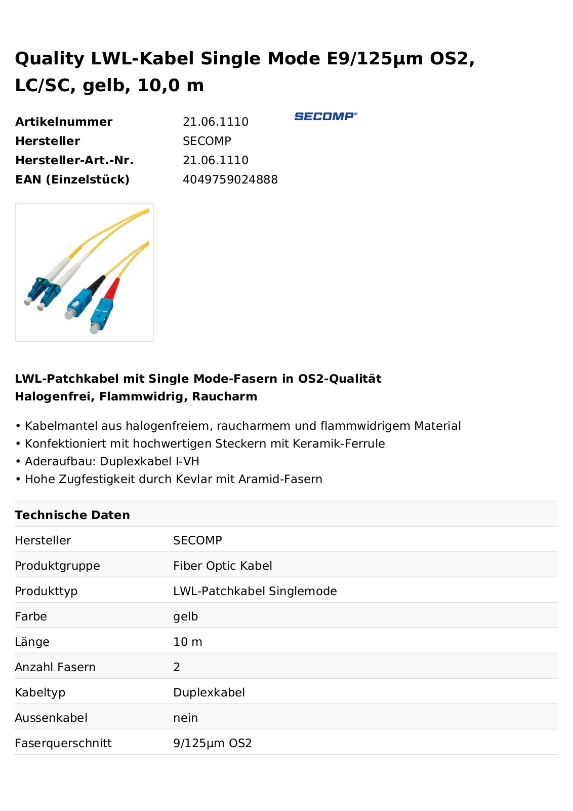 Secomp 21.06.1110 User Manual - ManualMachine.com