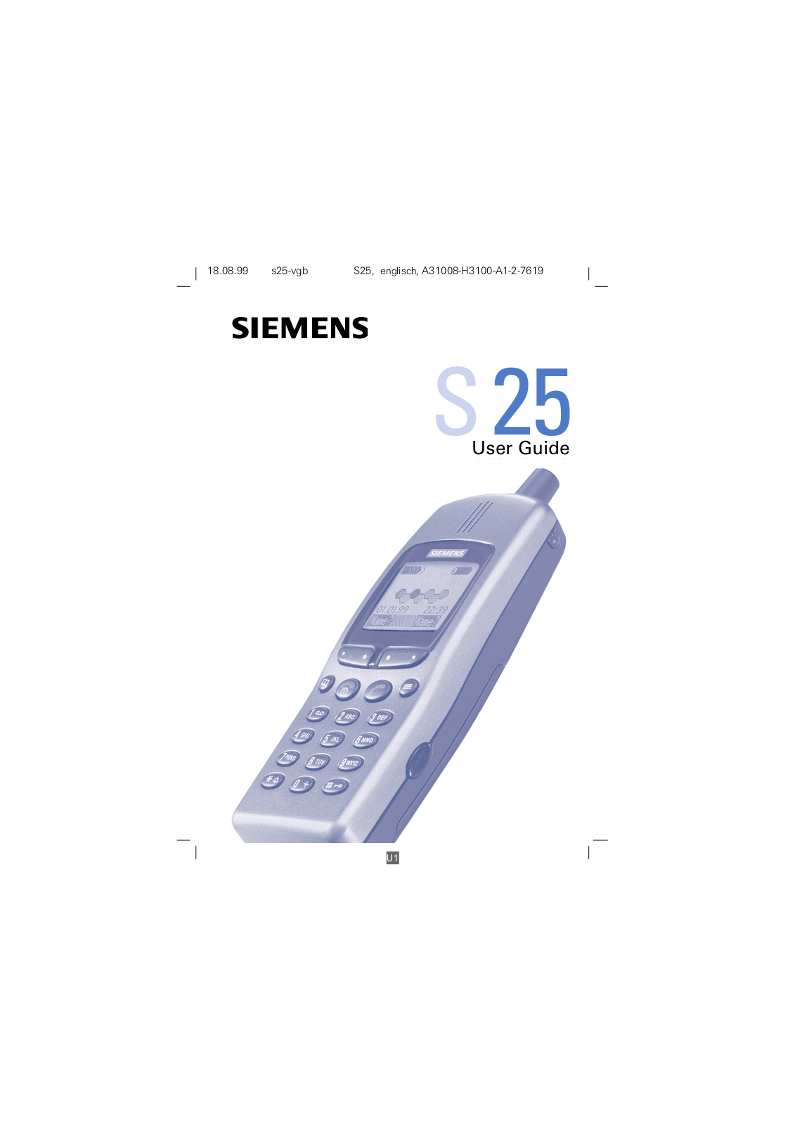 Siemens S25 User Manual