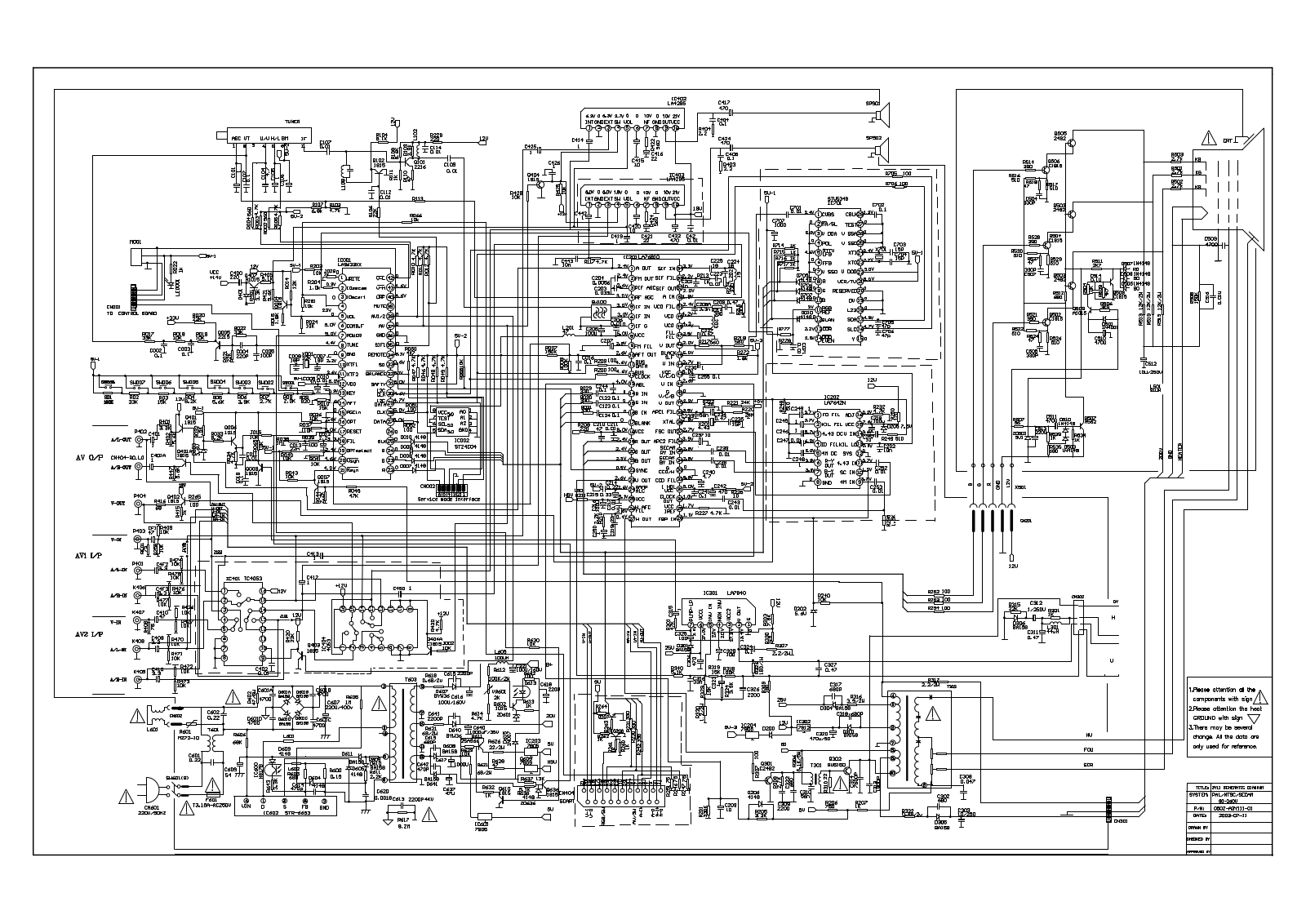 Erisson 2105 Schematics