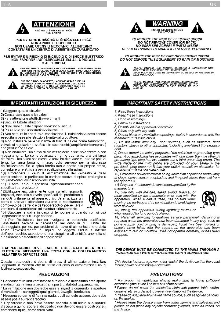 FBT ProMaxX 110A, ProMaxX 112A, ProMaxX 114A User manual