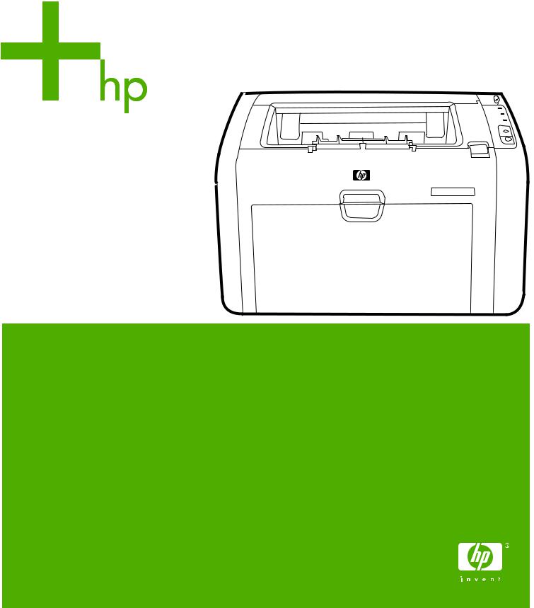 HP LaserJet 1022nw User Manual