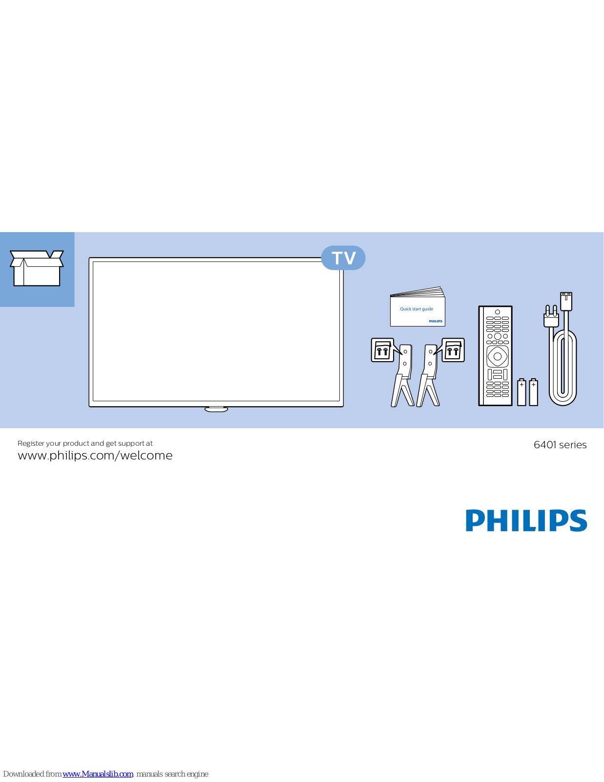 Philips 6401 series Quick Start Manual - ManualMachine.com