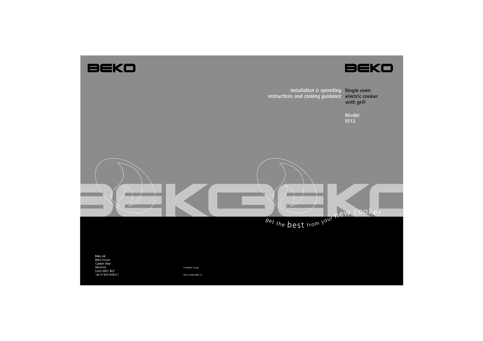 Beko S512 User Manual