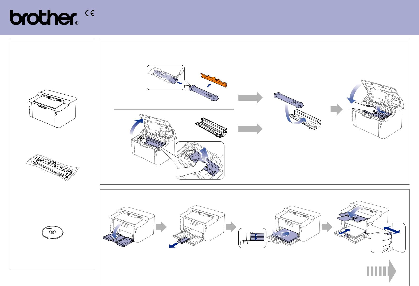 Brother HL-1110 Quick installation guide