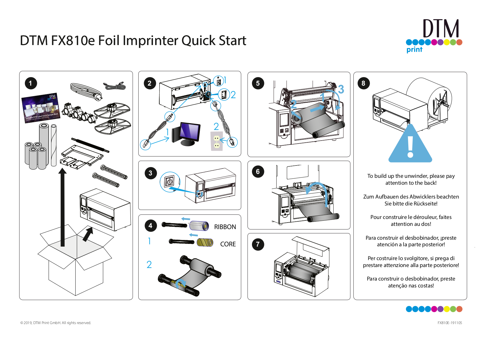 DTM Print FX810e Quick Start Manual - ManualMachine.com