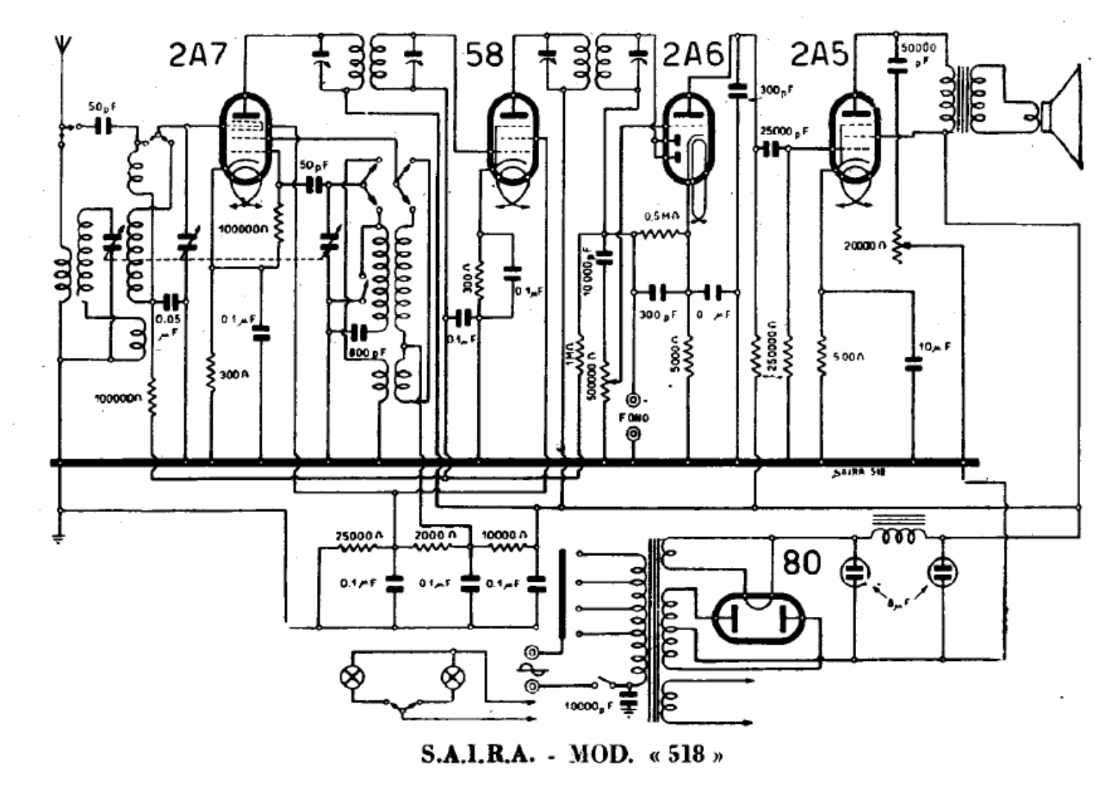 SAIRA 518 schematic