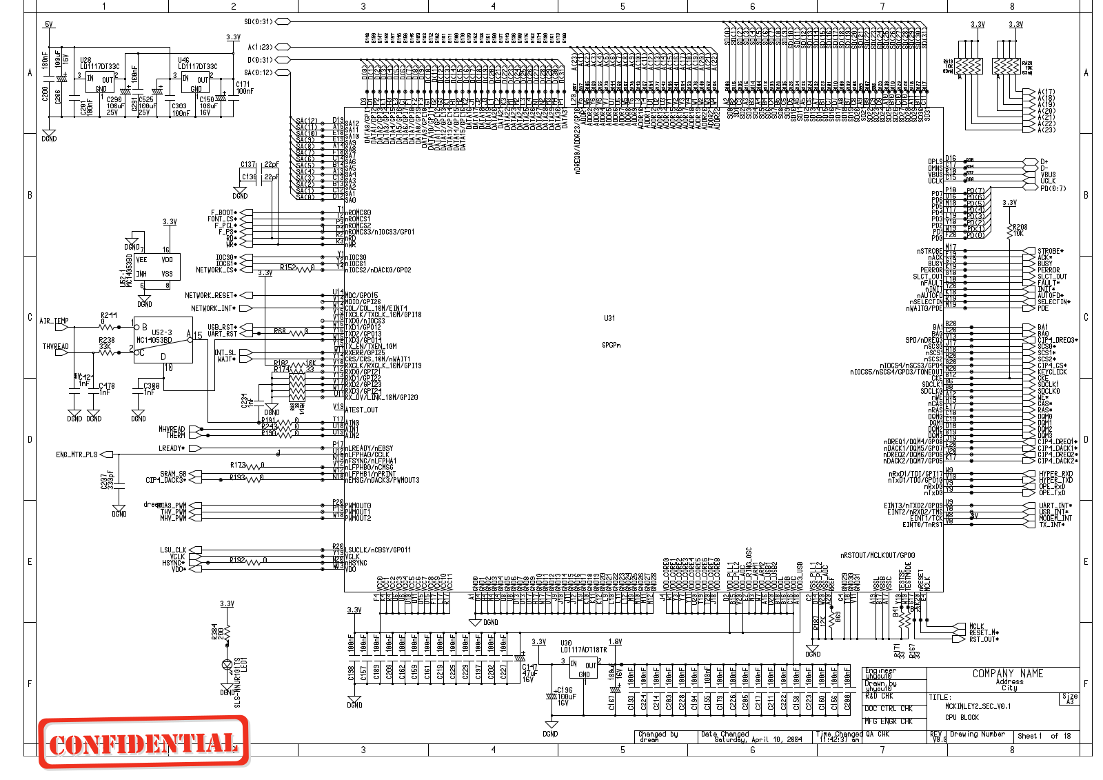 Samsung SCX 6220 Schematic