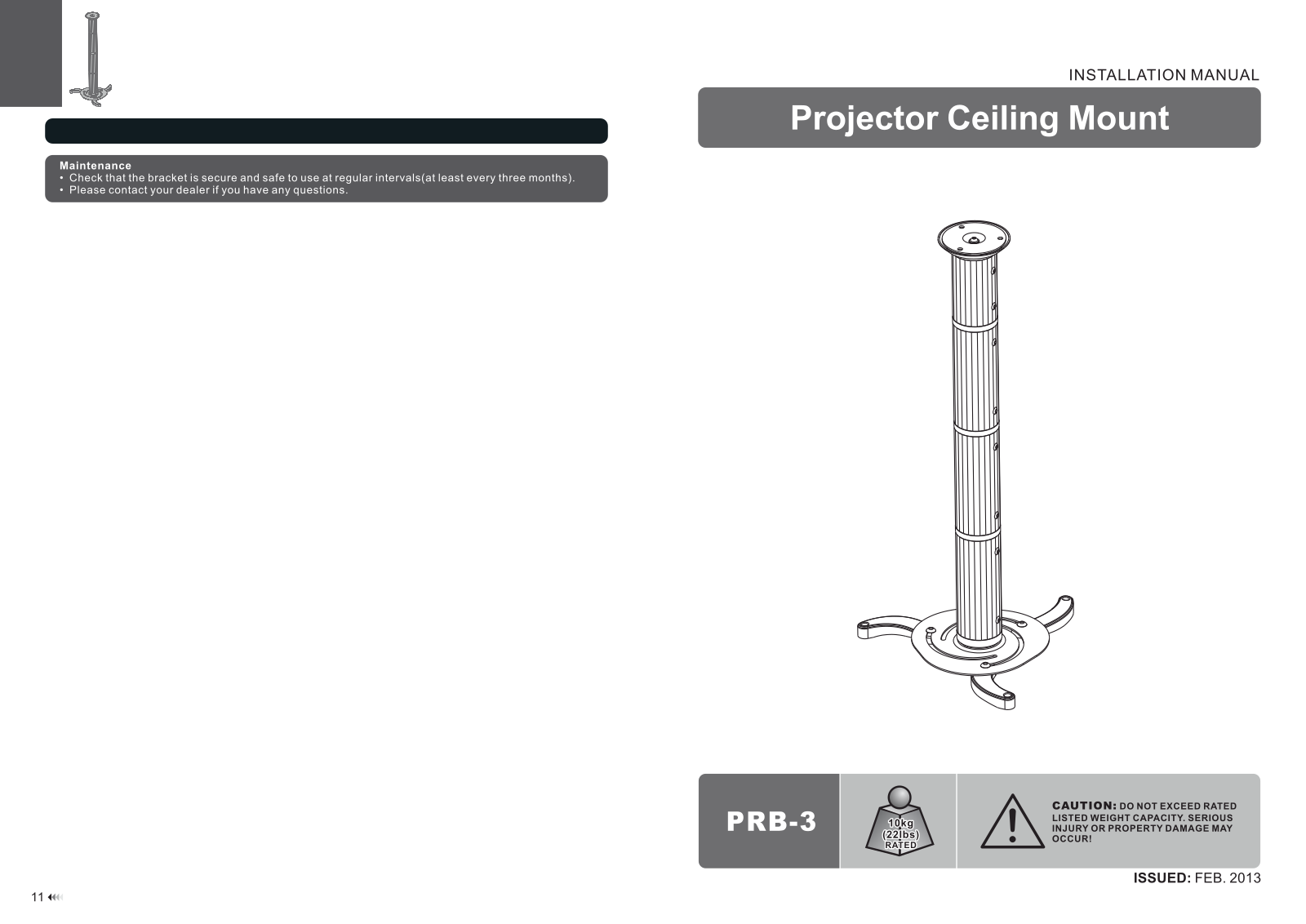 SpeaKa Professional PRB3 User guide