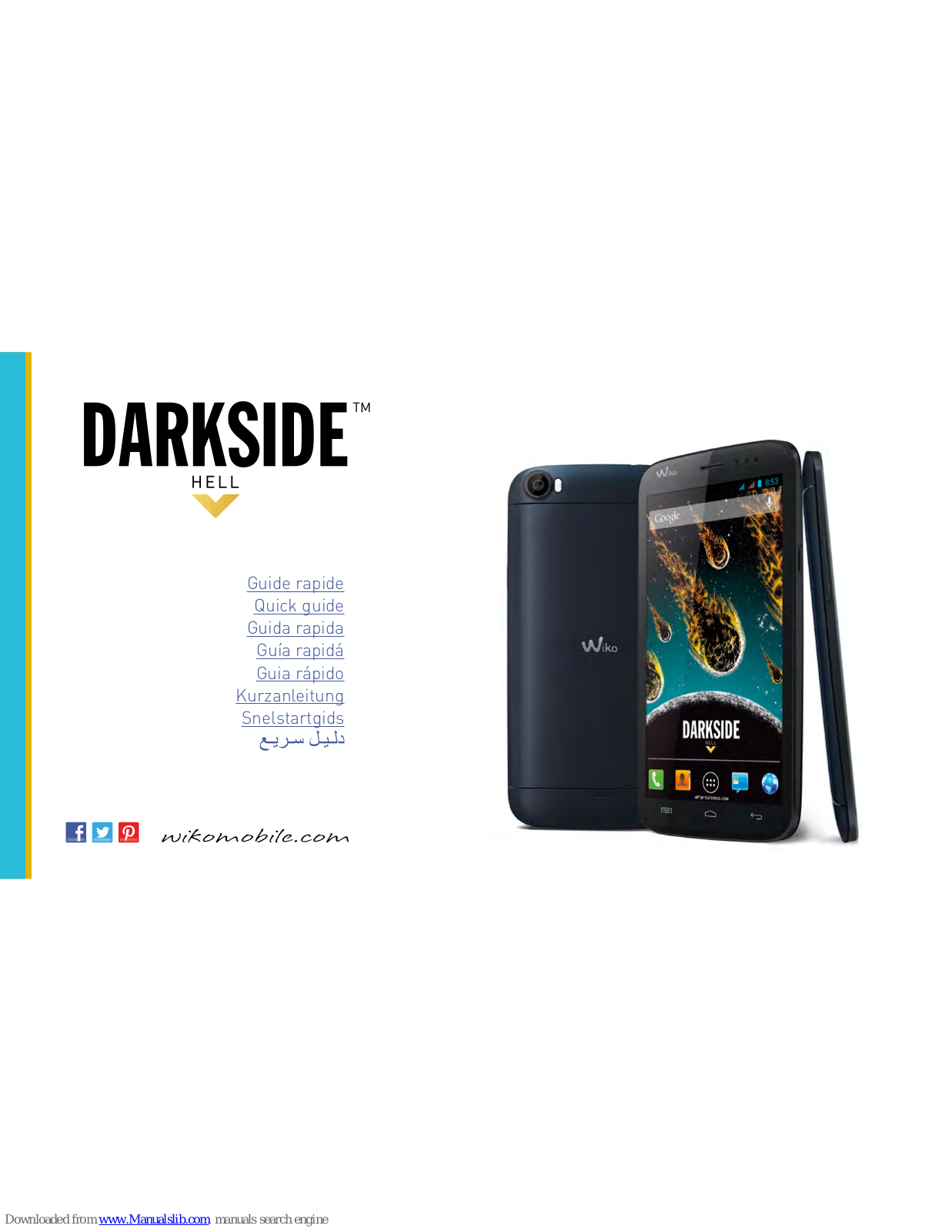 Wiko darkside hell Manual Rapide