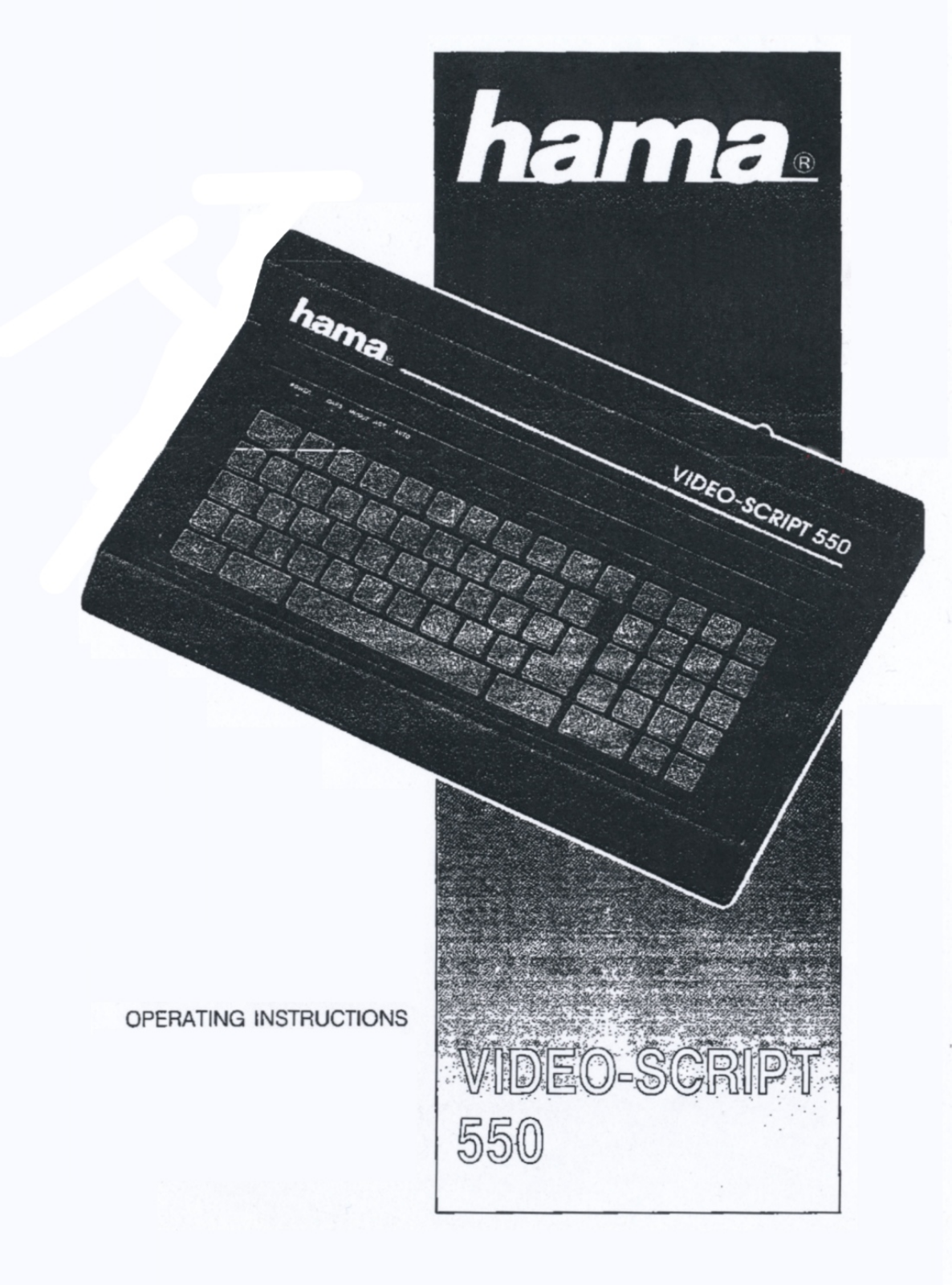 Hama VIDEO-SCRIPT 550 User manual - ManualMachine.com