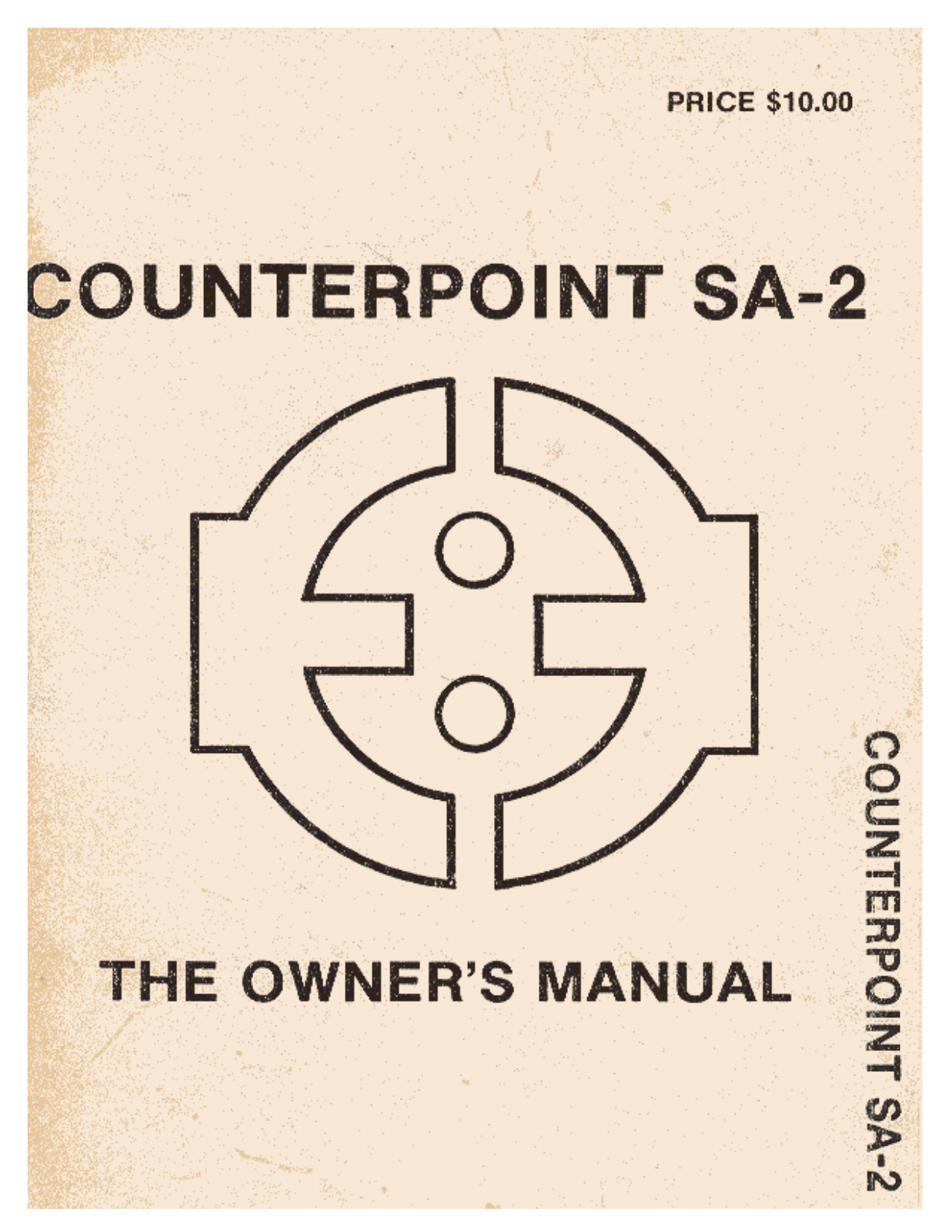 Counterpoint SA-2 Owners manual