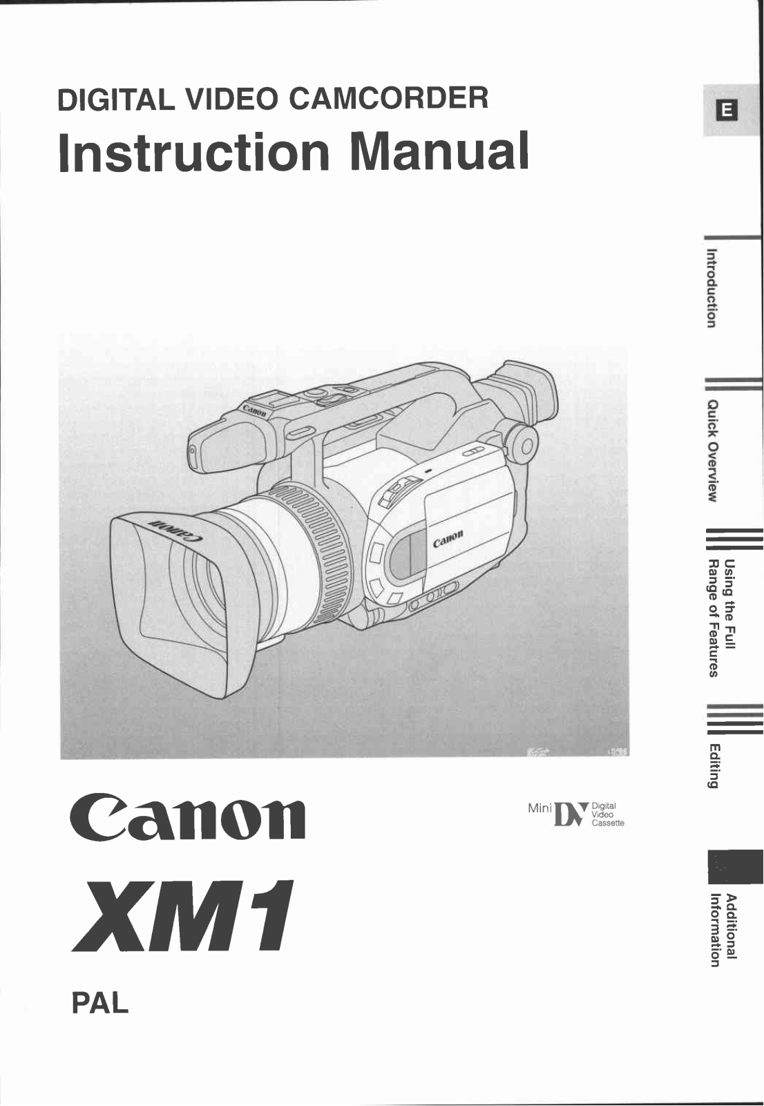 Canon XM1 User Manual