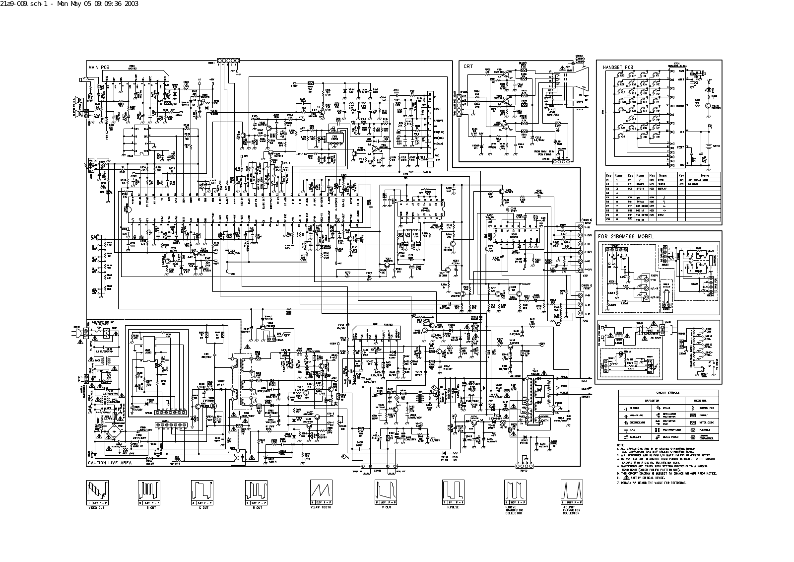 Erisson 1401Т Schematics