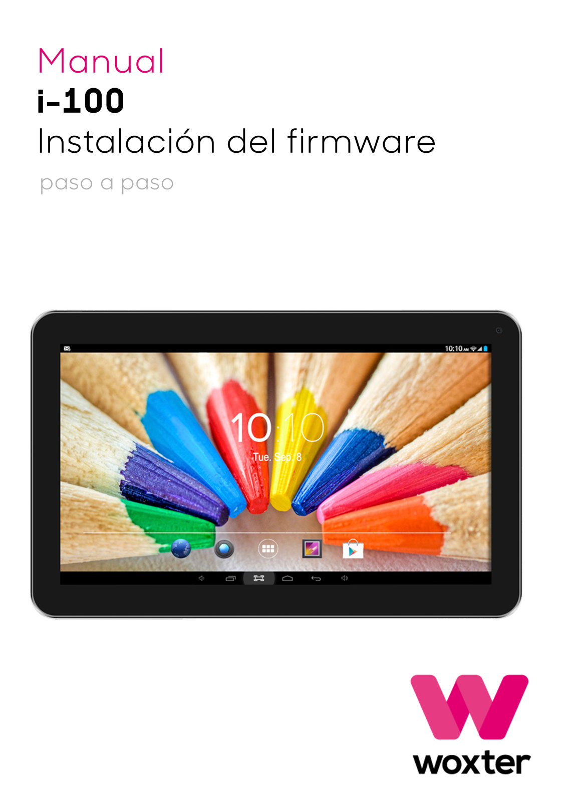 Woxter I100 Installation Manual