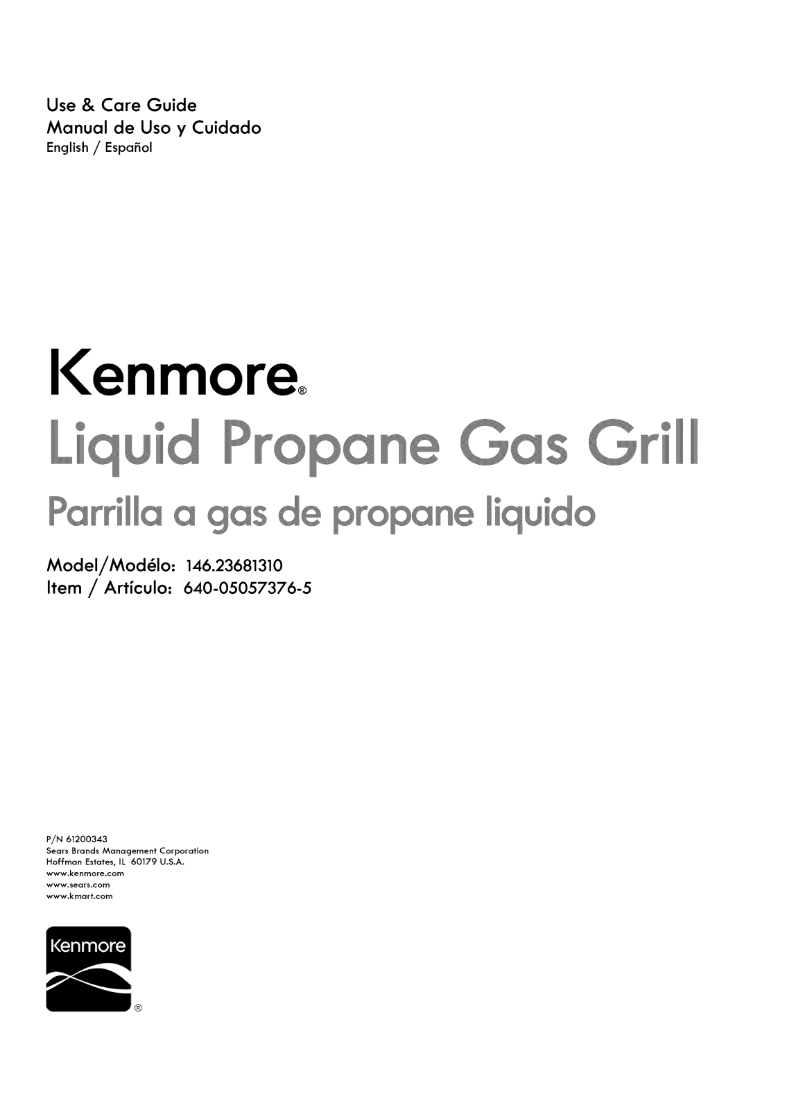 Kenmore PG-40612SOL, 640-05057376-5 Owner’s Manual - ManualMachine.com