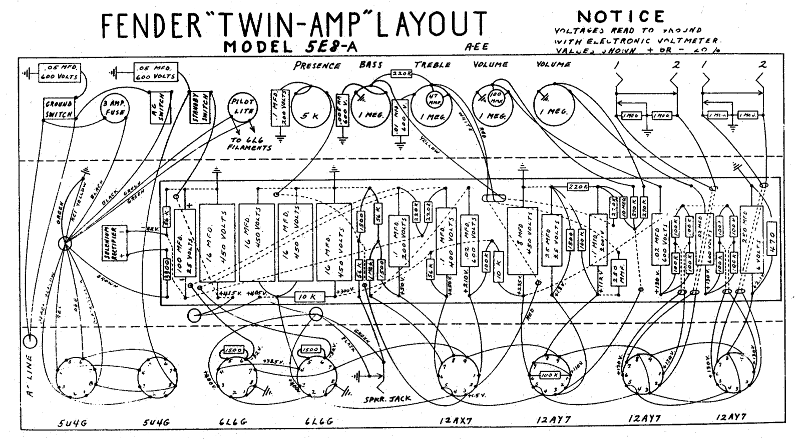 Fender 5e8a schematic