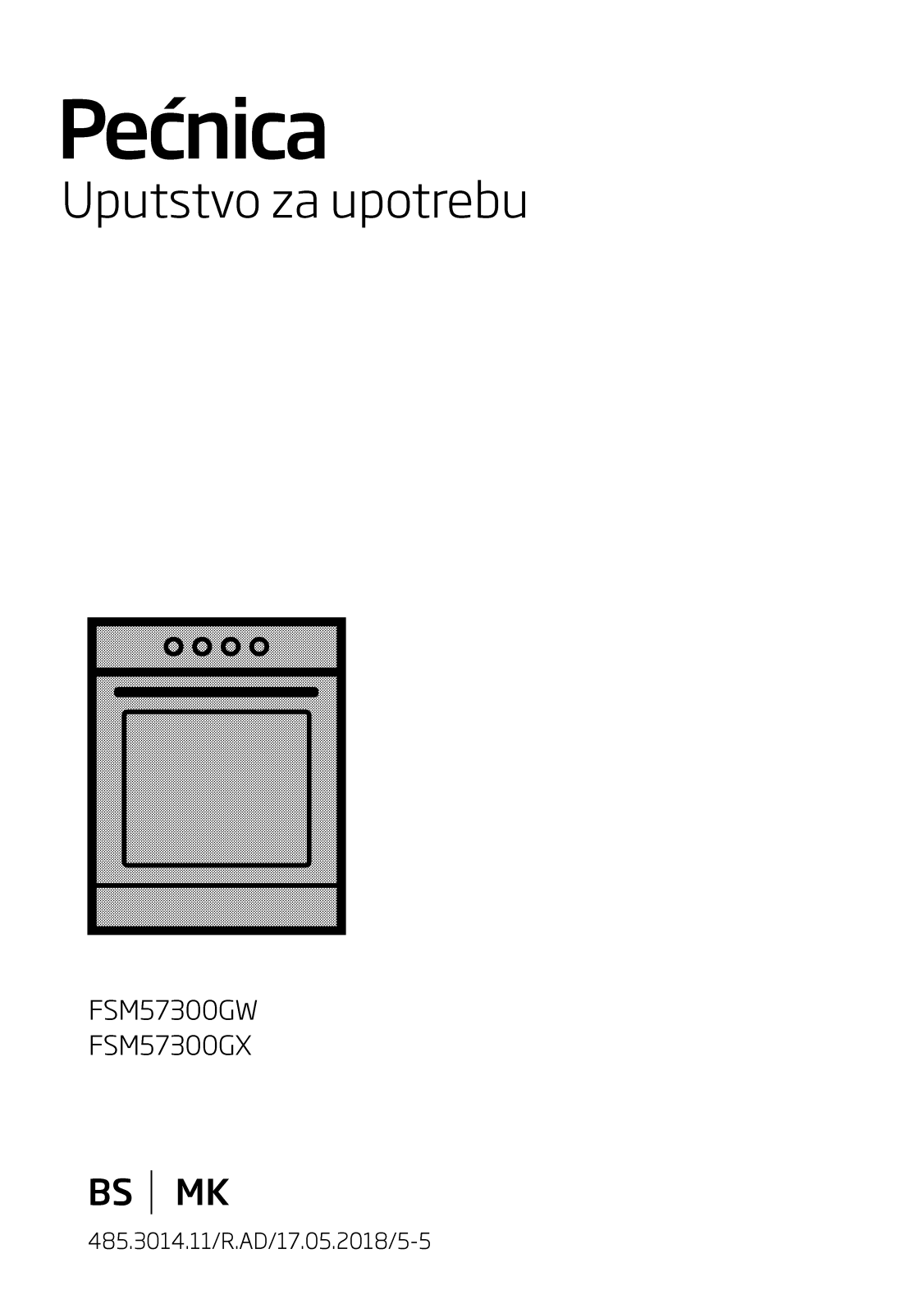 Beko FSM57300GW, FSM57300GX User manual