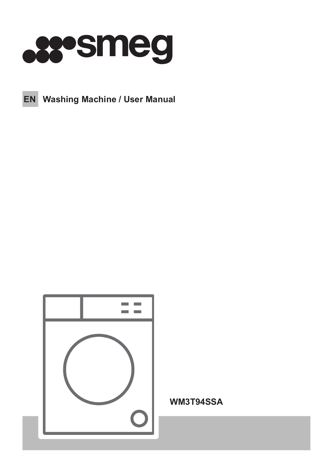 Smeg WM3T94SSA User manual