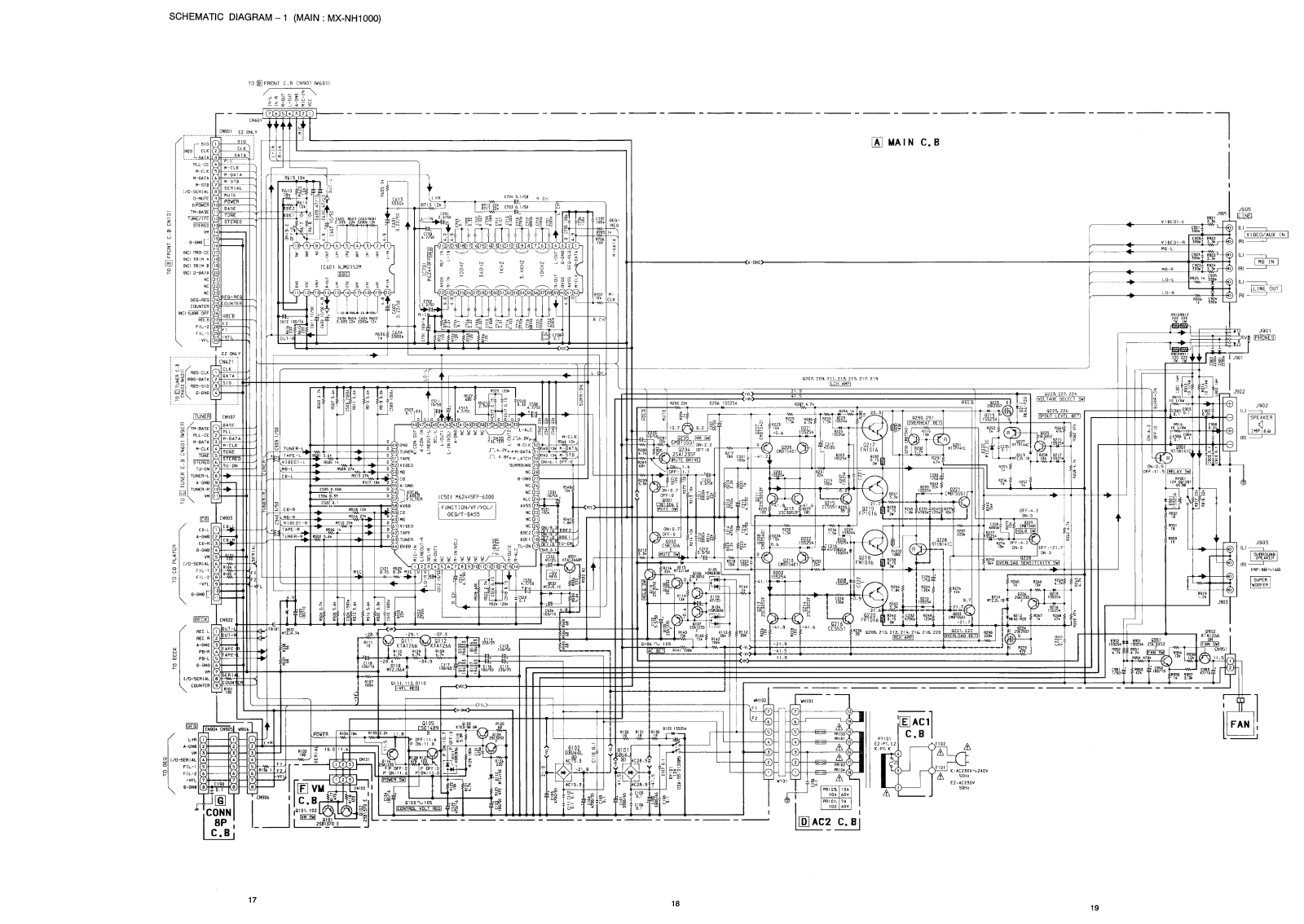 Aiwa MXNH1000 Schematic - ManualMachine.com