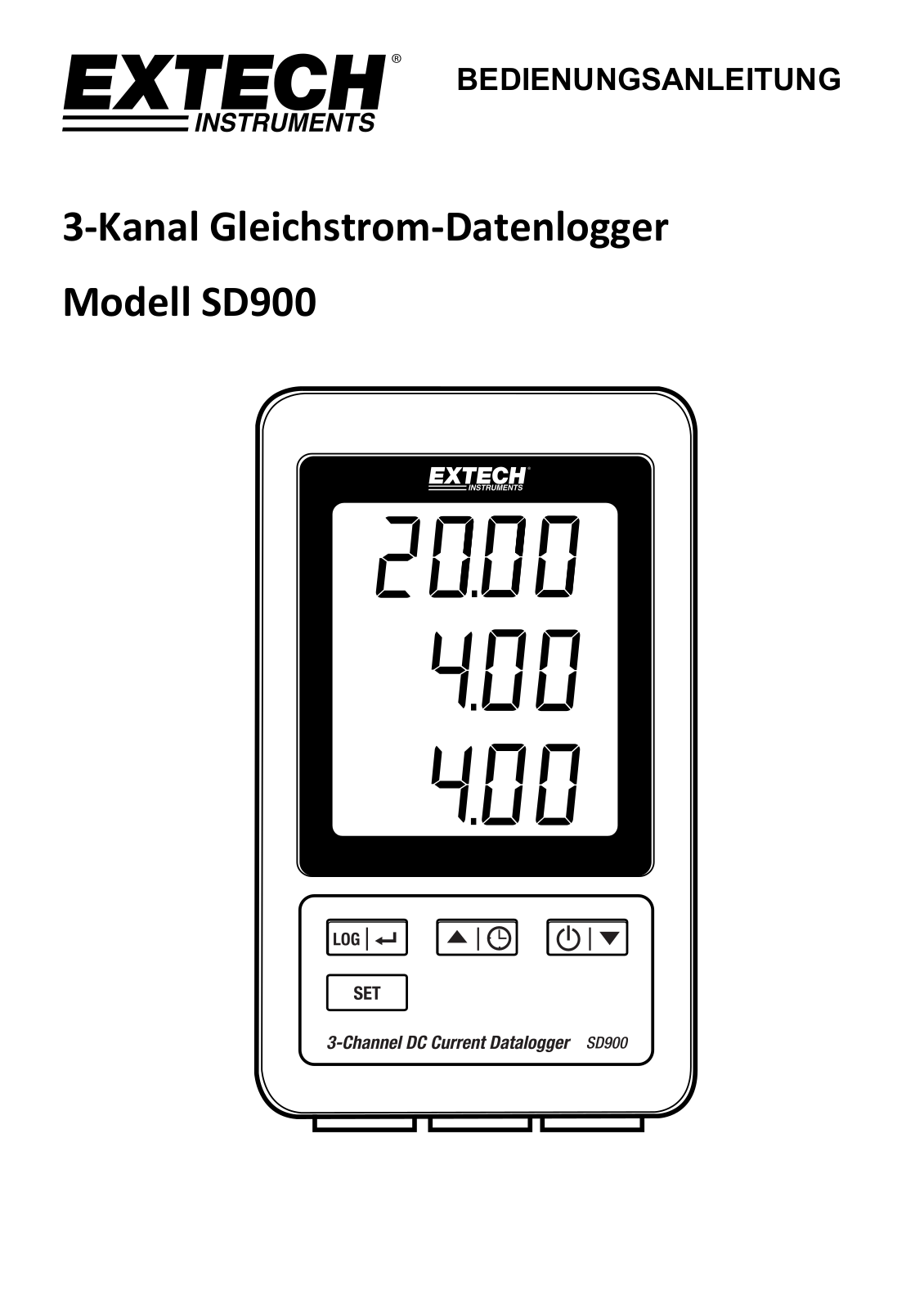 Extech SD900 User Manual