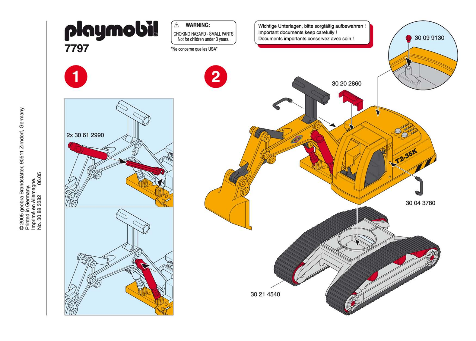 Playmobil 7797 Instructions